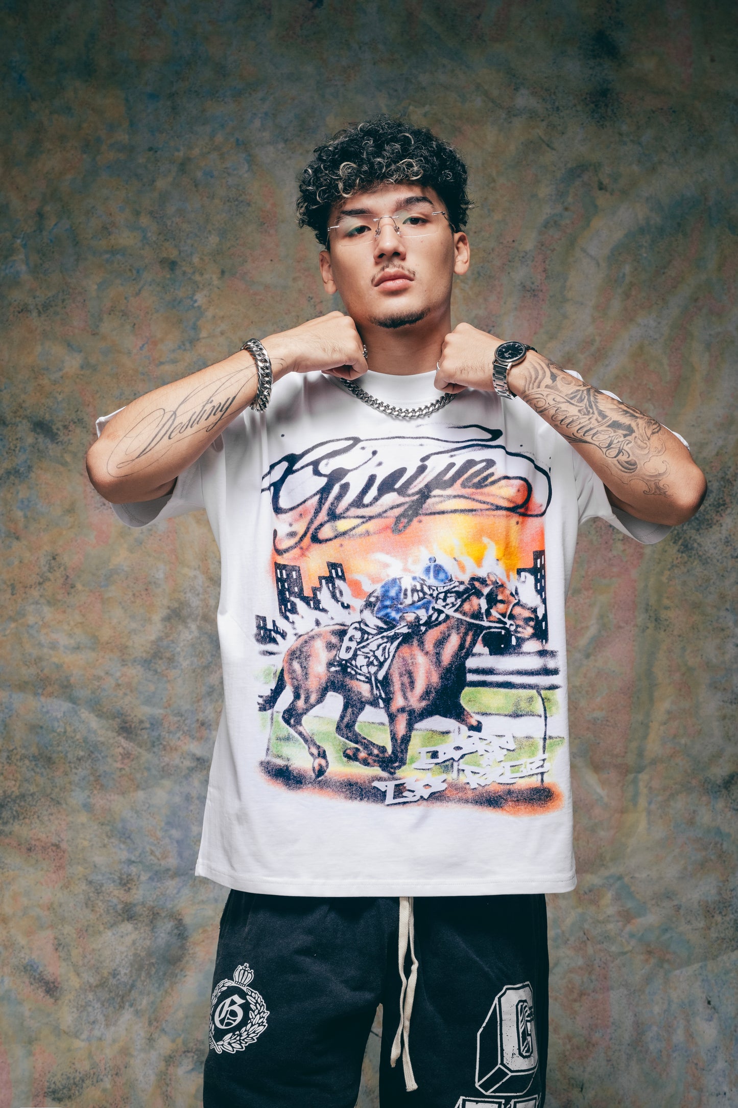 GWYN URBAN COWBOY T-SHIRT/ WHITE