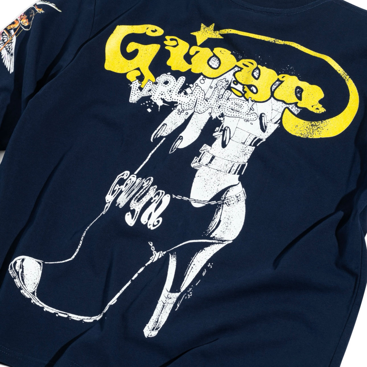 GWYN NIGHT CLUB LONG SLEEVED T-SHIRT/ NAVY BLUE