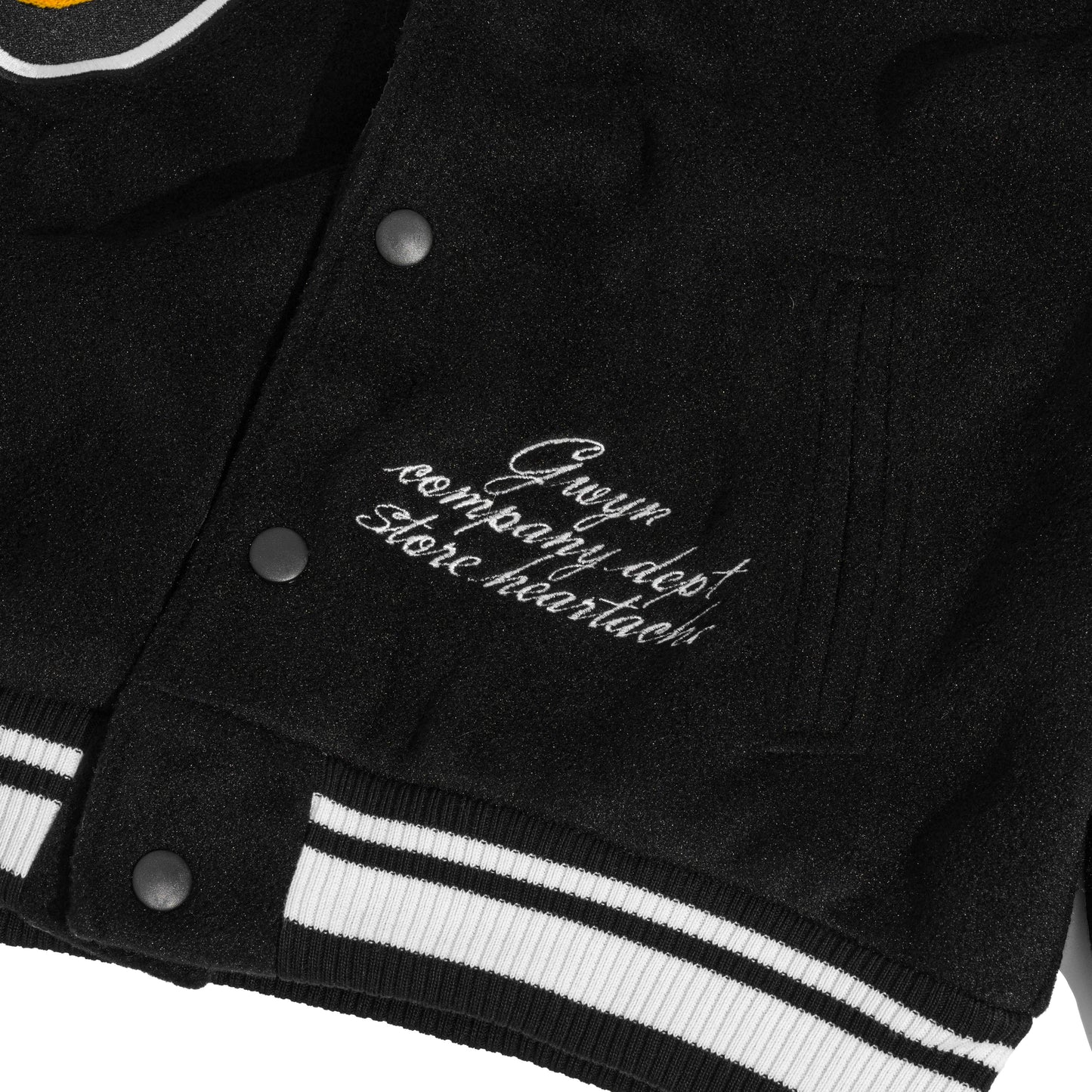 GWYN LOGO VARSITY JACKET