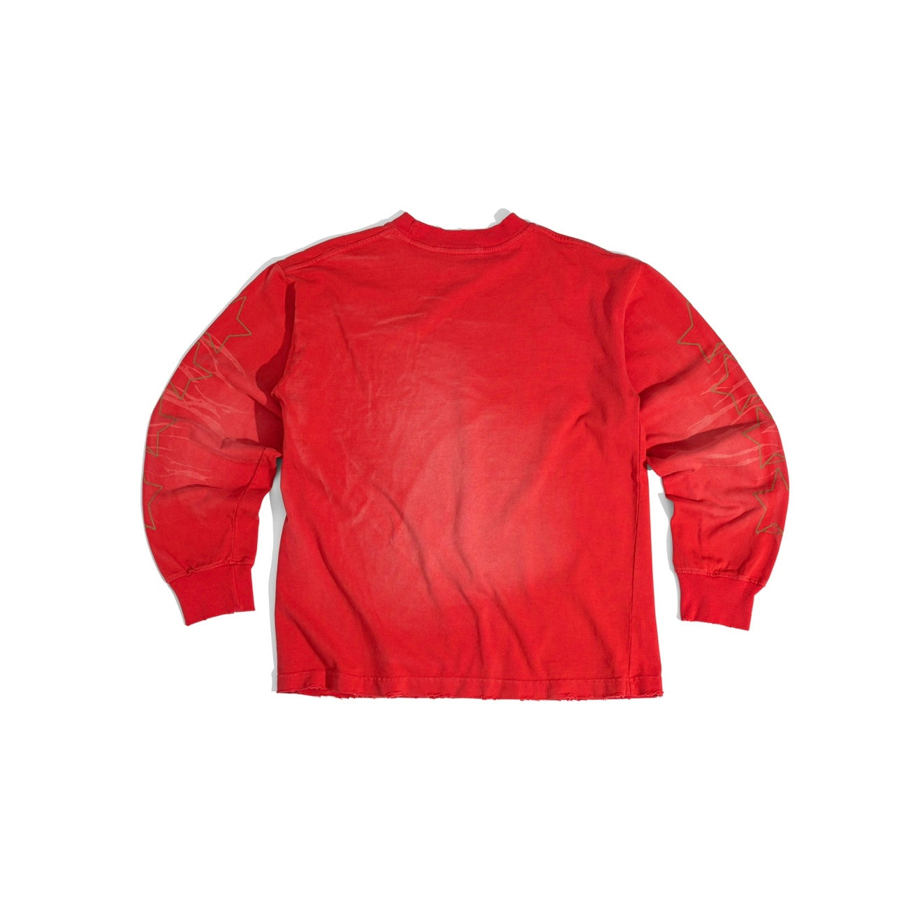 GWYN NO WAY BACK LONG SLEEVED T-SHIRT/ WASHED RED