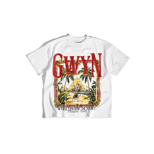 GWYN DESERT NOMAD T-SHIRT/ WHITE