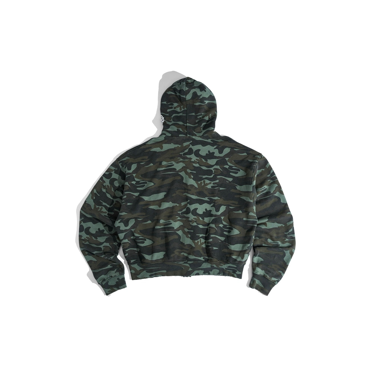 GWYN CAMO HEAVY WASH ZIP/ OLIVE GREEN