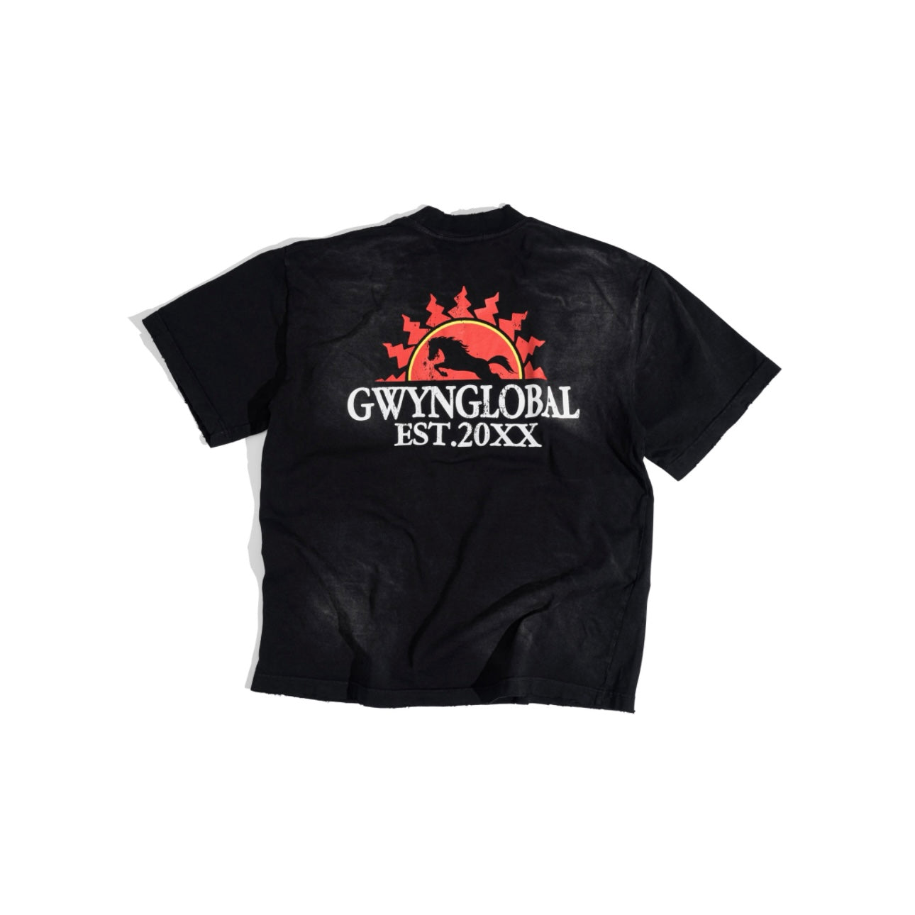 GWYN SMALL TALK T-SHIRT/ WASHED BLACK