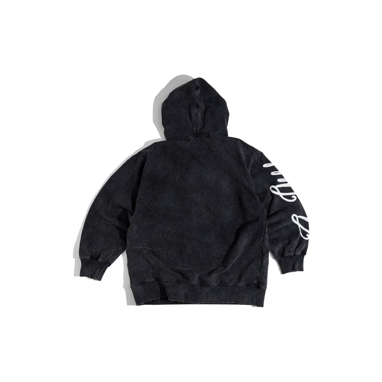 GWYN WASHED LOGO HOODIE/ WASHED BLACK