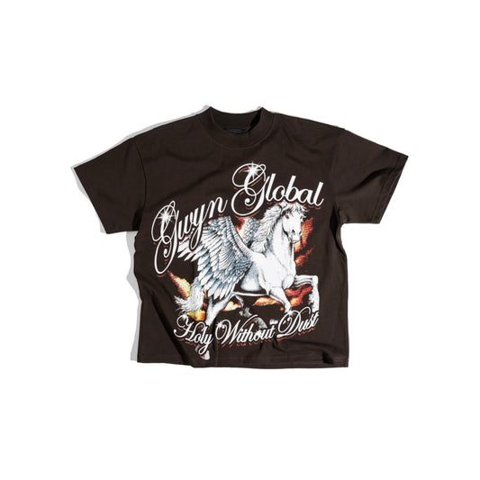GWYN HOLY HORSE T-SHIRT/ BROWN
