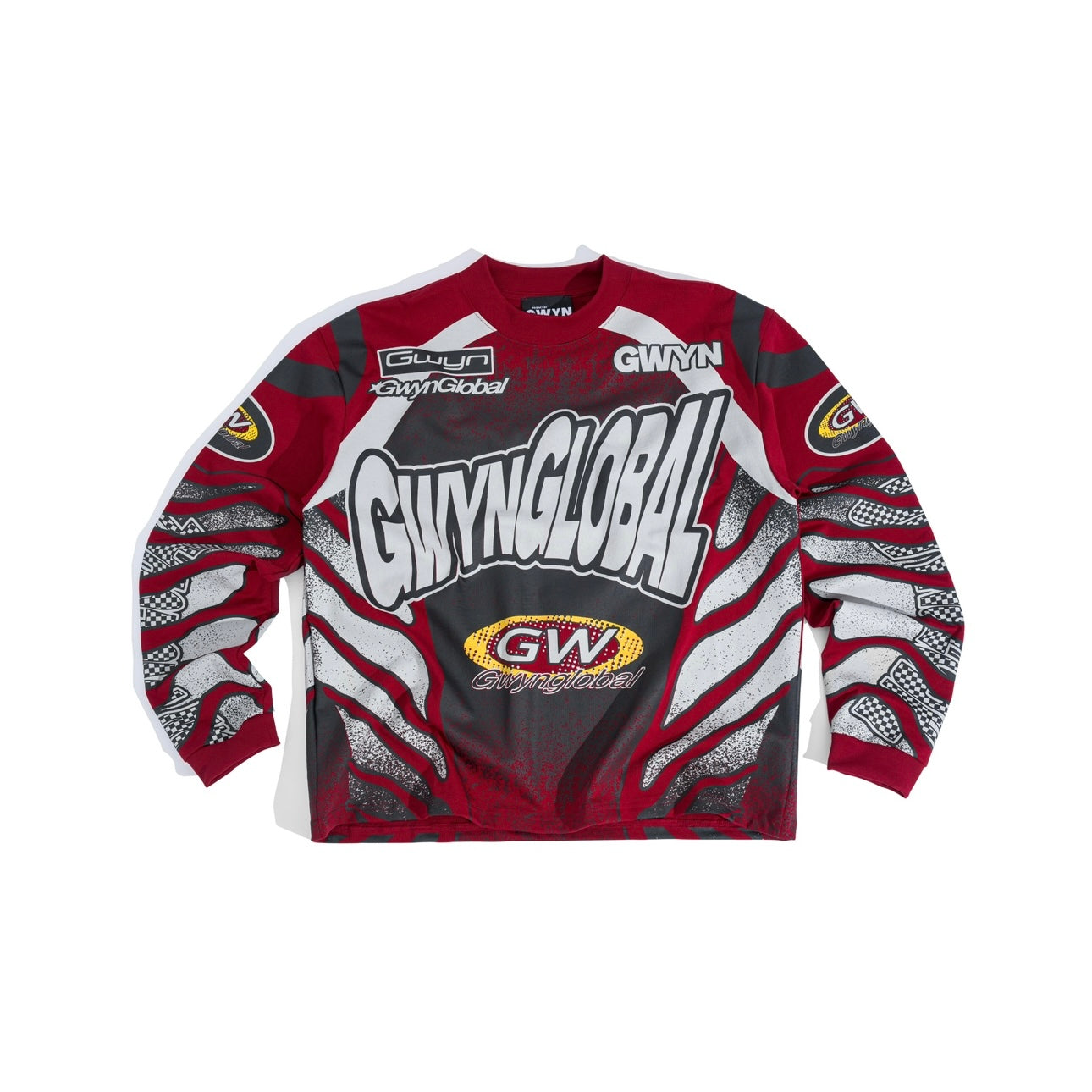 GWYN GLOBAL SPEED TOP LONG SLEEVED T-SHIRT/ RED