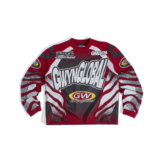 GWYN GLOBAL SPEED TOP LONG SLEEVED T-SHIRT/ RED