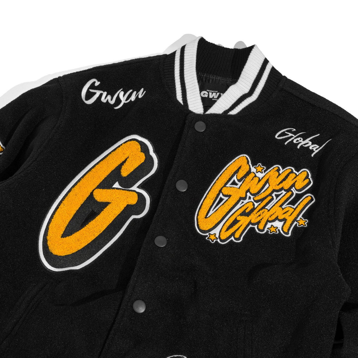GWYN LOGO VARSITY JACKET