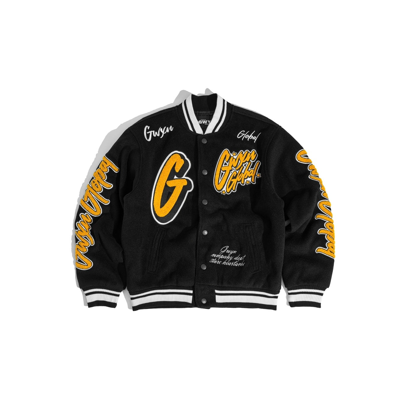 GWYN LOGO VARSITY JACKET