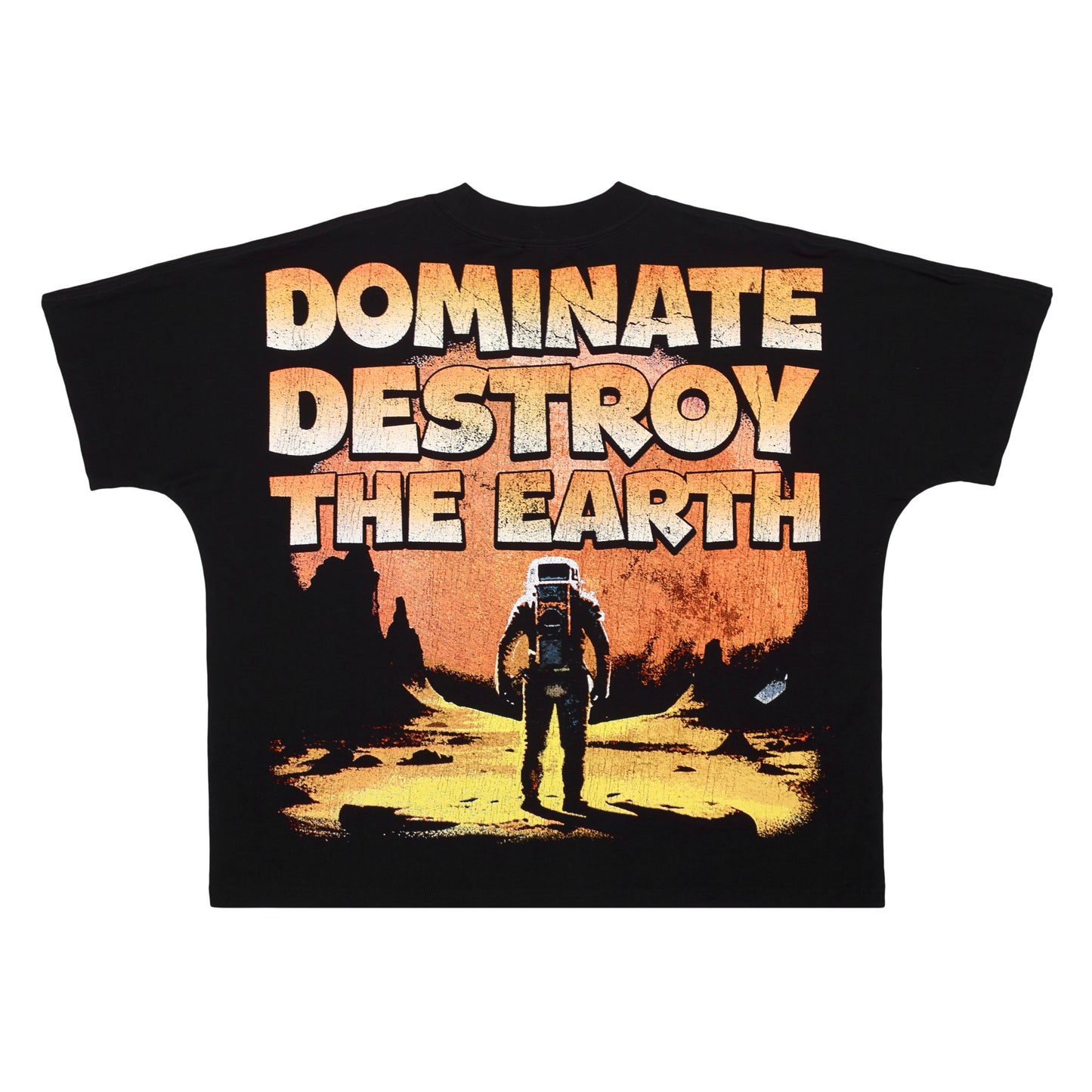 GWYN LONELY ASTRONAUT T-SHIRT/ BLACK