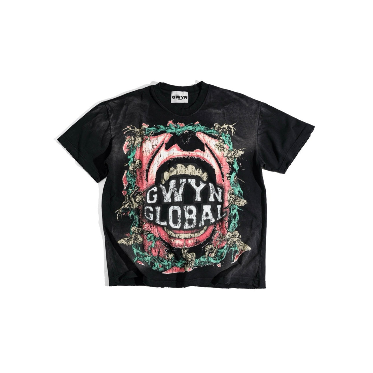 GWYN BREAKTHROUGH WASH T-SHIRT/ WASHED BLACK