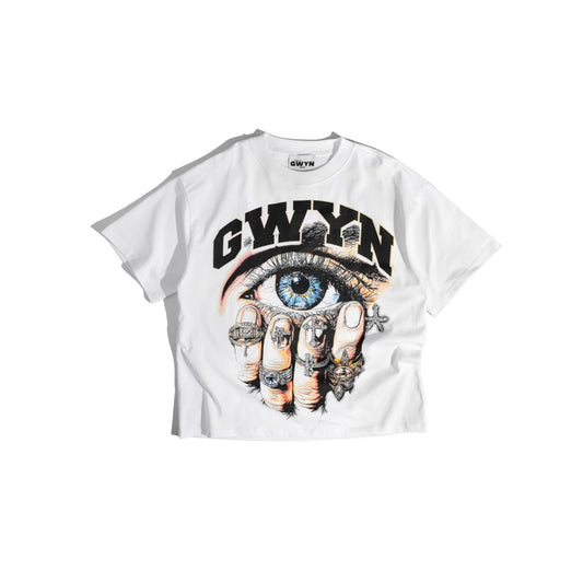 GWYN THE EYES T-SHIRT/ WHITE